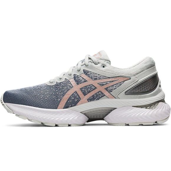 New Asics Gel Nimbus 22 Knit Grey Women's Running Sport Shoes 1012A678 Size 7 US - Picture 3 of 6